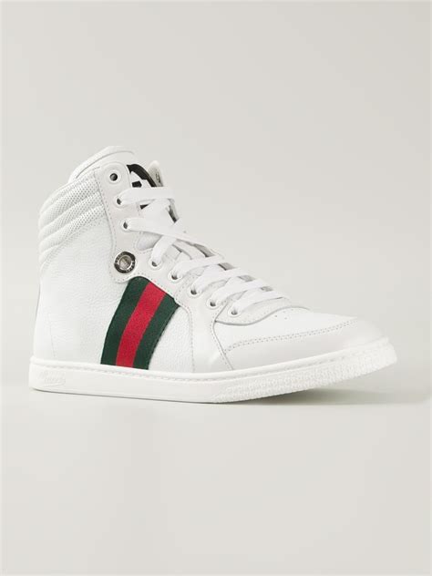 gucci white coda high top sneaker